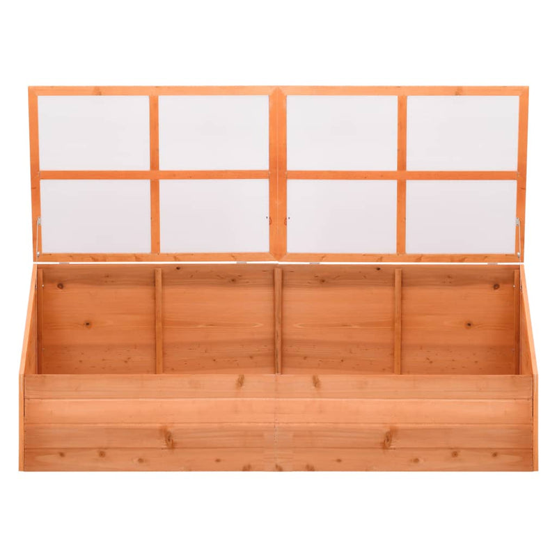 vidaXL Greenhouse Wood 180x57x62 cm