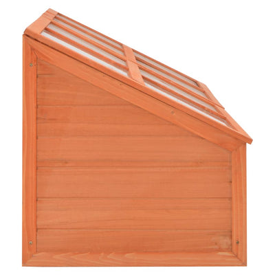 vidaXL Greenhouse Wood 180x57x62 cm