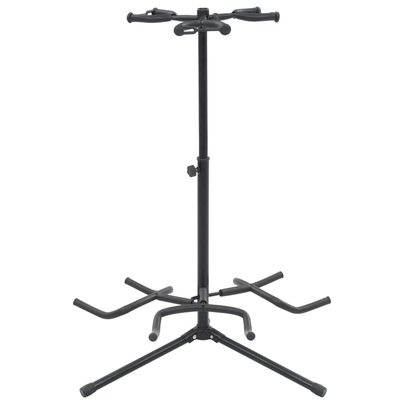 vidaXL Guitar Stand Black Steel