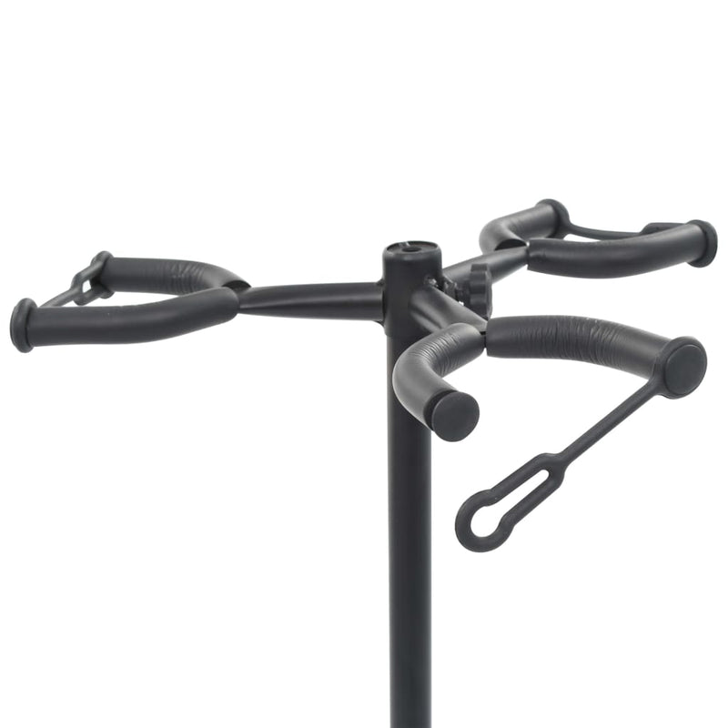 vidaXL Guitar Stand Black Steel