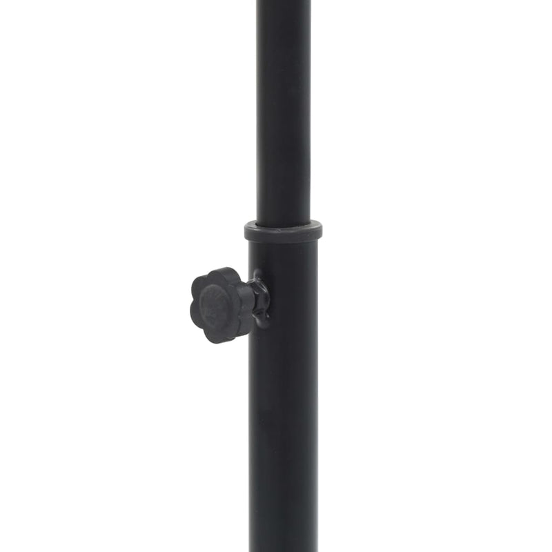 vidaXL Guitar Stand Black Steel