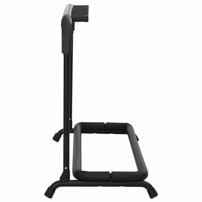 vidaXL Guitar Stand 7 Sections Black Steel
