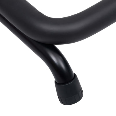vidaXL Guitar Stand 7 Sections Black Steel