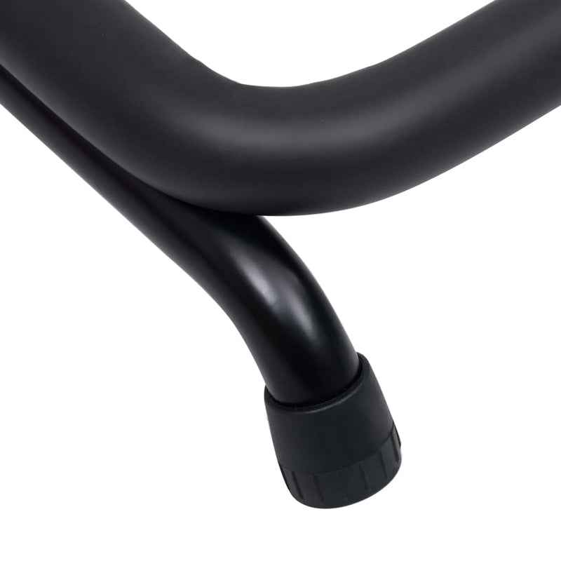 vidaXL Guitar Stand 7 Sections Black Steel