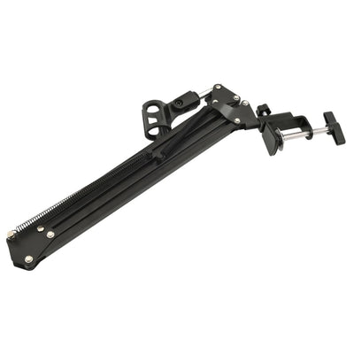 vidaXL Table Mounted Microphone Stand Black Steel