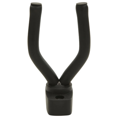 vidaXL Guitar Wall Hangers 6 pcs Black Steel