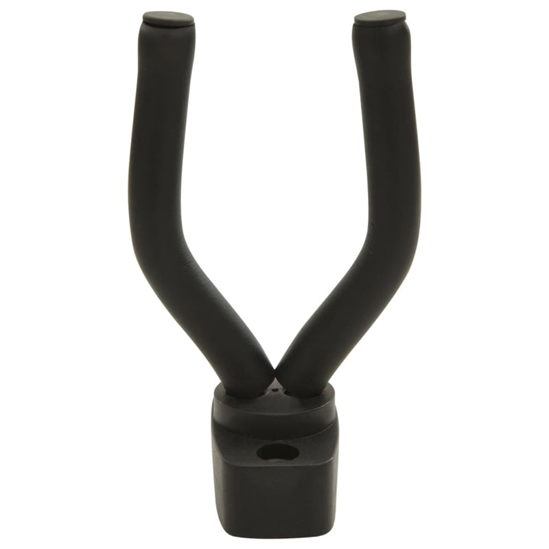 vidaXL Guitar Wall Hangers 6 pcs Black Steel