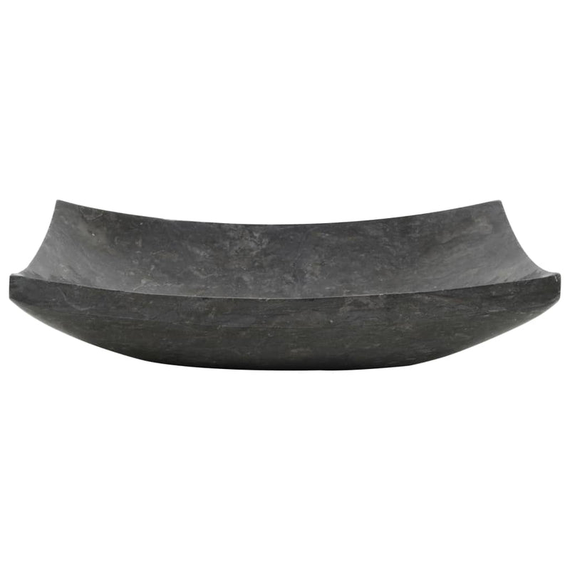 vidaXL Sink 50x35x12 cm Marble Cream