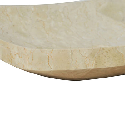 vidaXL Sink 50x35x12 cm Marble Cream