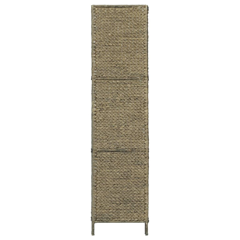 vidaXL 3-Panel Room Divider Black 116x160 cm Water Hyacinth