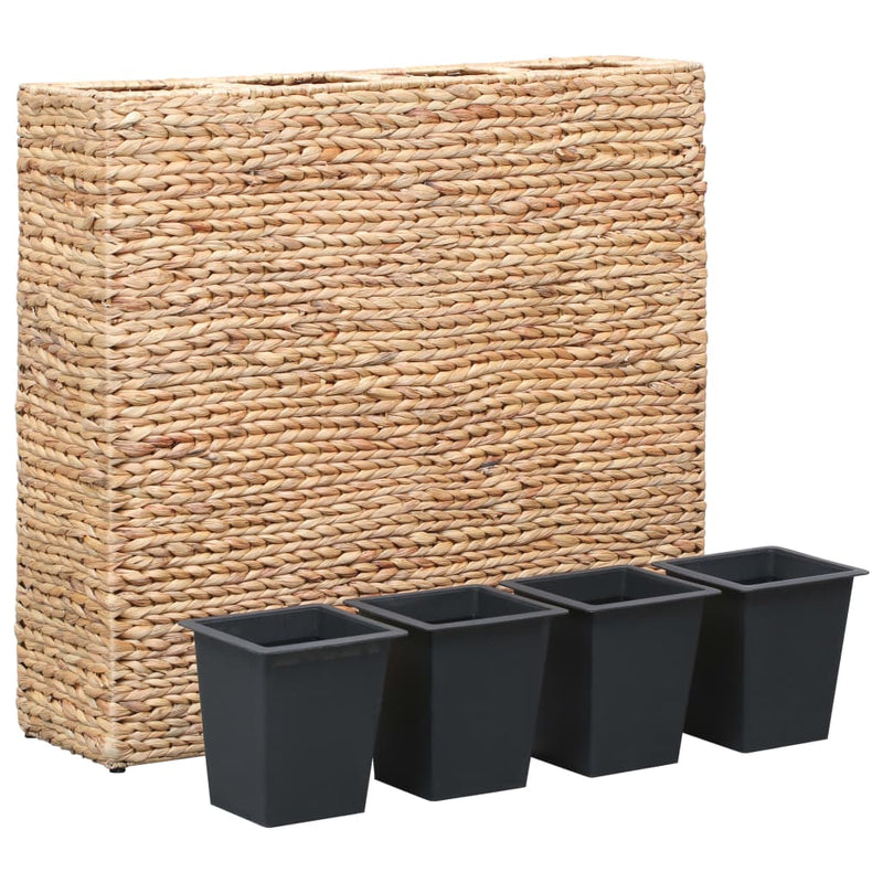 vidaXL Raised Bed with 4 Pots Water Hyacinth