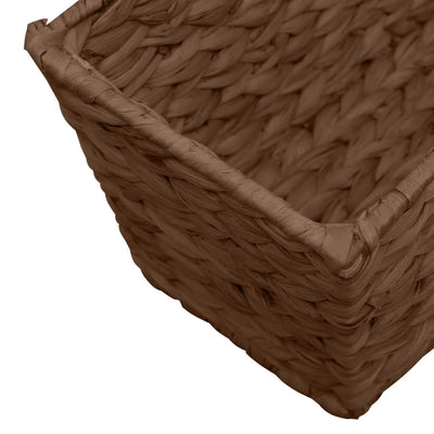 vidaXL Planters 2 pcs Water Hyacinth Black