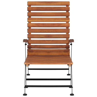 vidaXL Outdoor Deck Chair Solid Acacia Wood