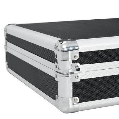 vidaXL Gun Case Black 134x35x12 cm Aluminium
