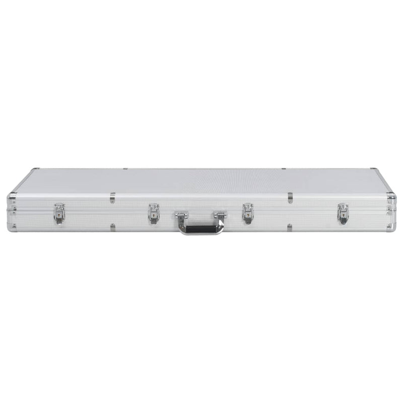 vidaXL Gun Case Black 134x35x12 cm Aluminium