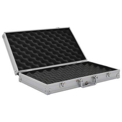 vidaXL Gun Case Aluminium ABS Black