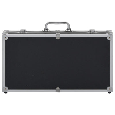 vidaXL Gun Case Aluminium ABS Black