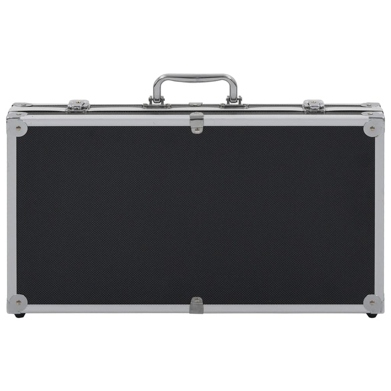 vidaXL Gun Case Aluminium ABS Black