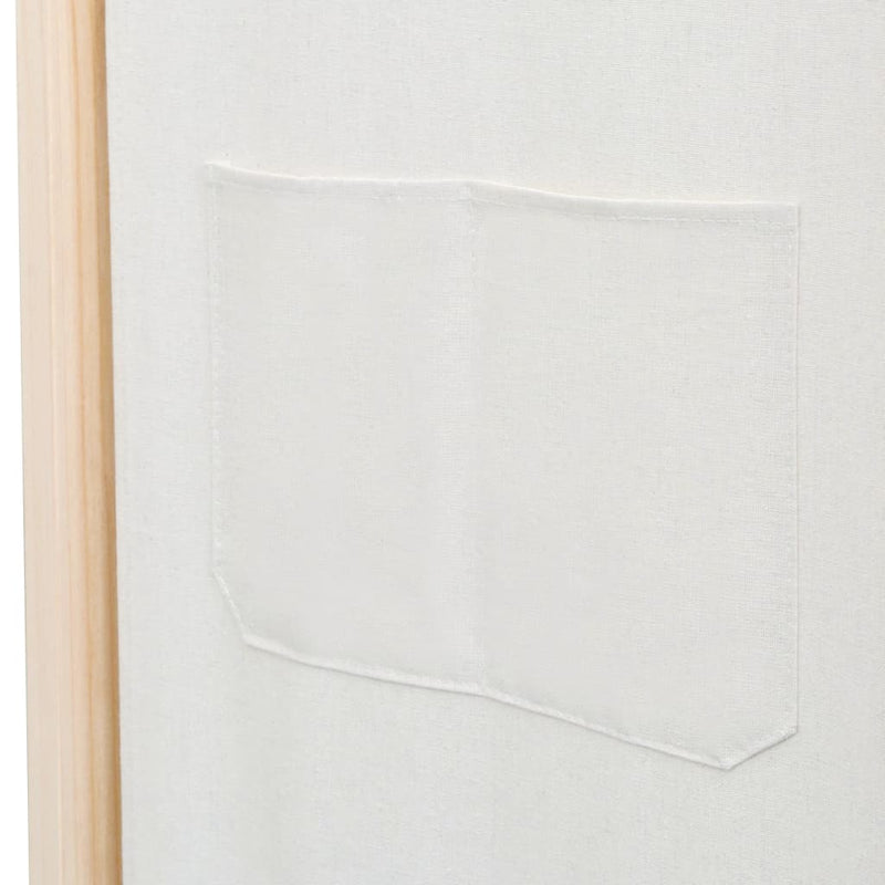 vidaXL 4-Panel Room Divider Black 160x170x4 cm Fabric