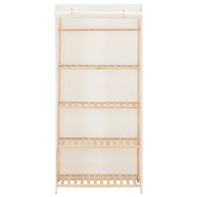 vidaXL Wardrobe Grey 79x40x170 cm Fabric