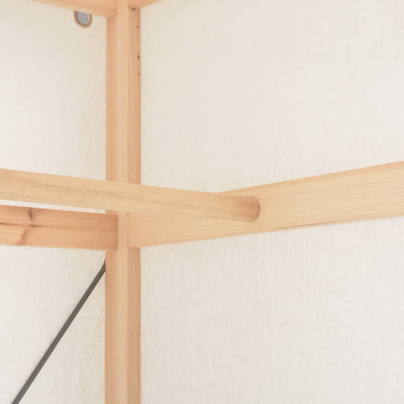 vidaXL Wardrobe White 79x40x170 cm Fabric