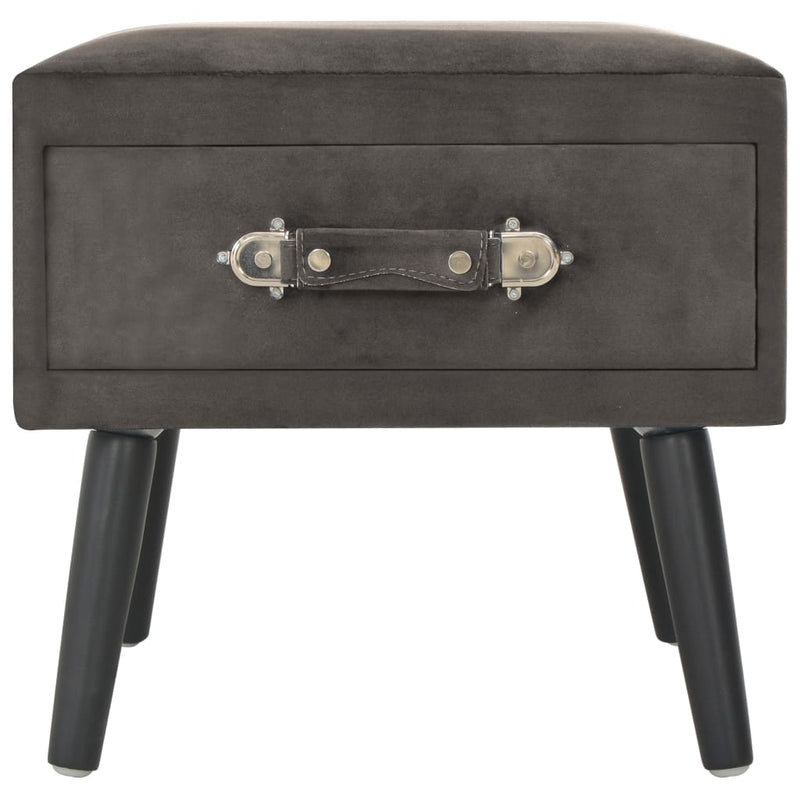 vidaXL Bedside Cabinet Green 40x35x40 cm Velvet