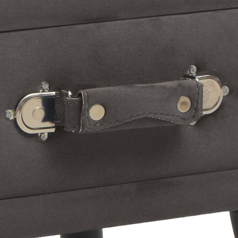 vidaXL Bedside Cabinet Green 40x35x40 cm Velvet