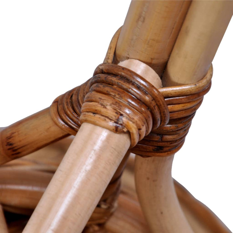 vidaXL Outdoor Chairs 6 pcs Natural Rattan Brown