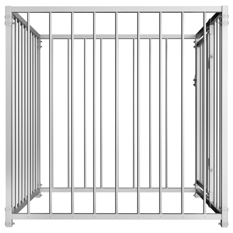 vidaXL Outdoor Dog Kennel 100x100x100 cm