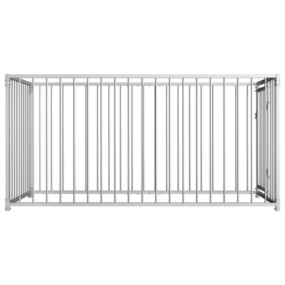 vidaXL Outdoor Dog Kennel 100x200x100 cm