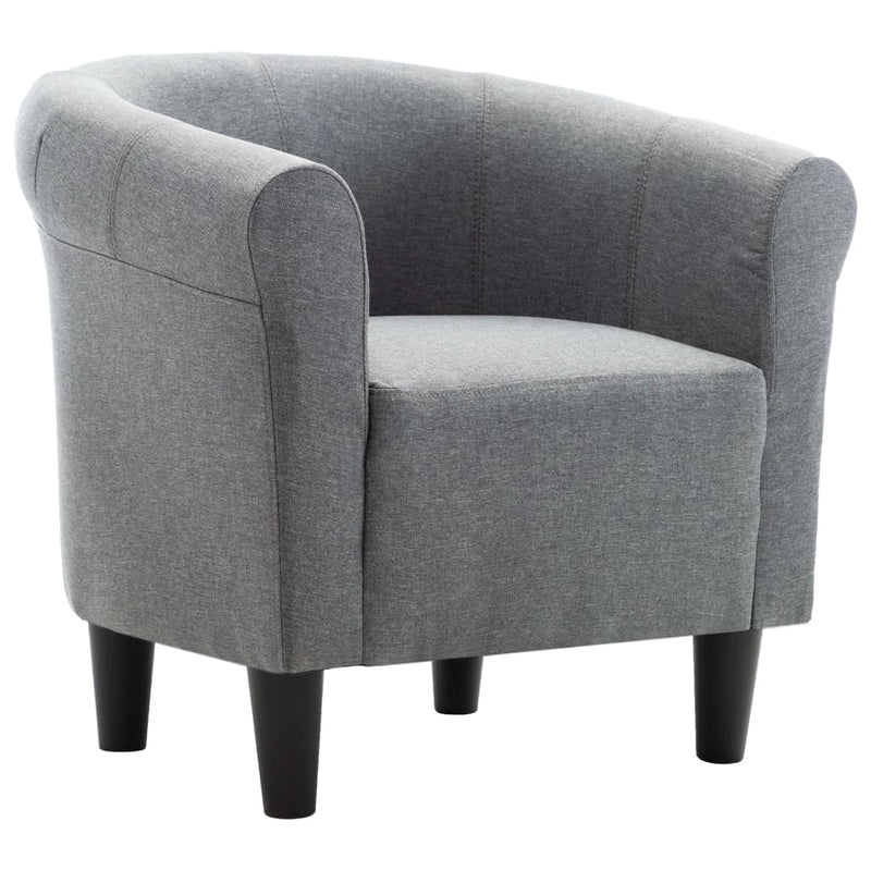 vidaXL Armchair Purple Fabric