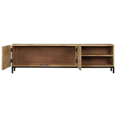 vidaXL TV Cabinet 145x30x41 cm Solid Mango Wood