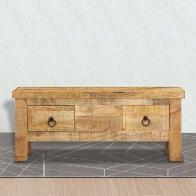 vidaXL Coffee Table 90x45x35 cm Solid Mango Wood