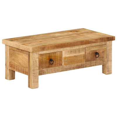 vidaXL Coffee Table 90x45x35 cm Solid Mango Wood