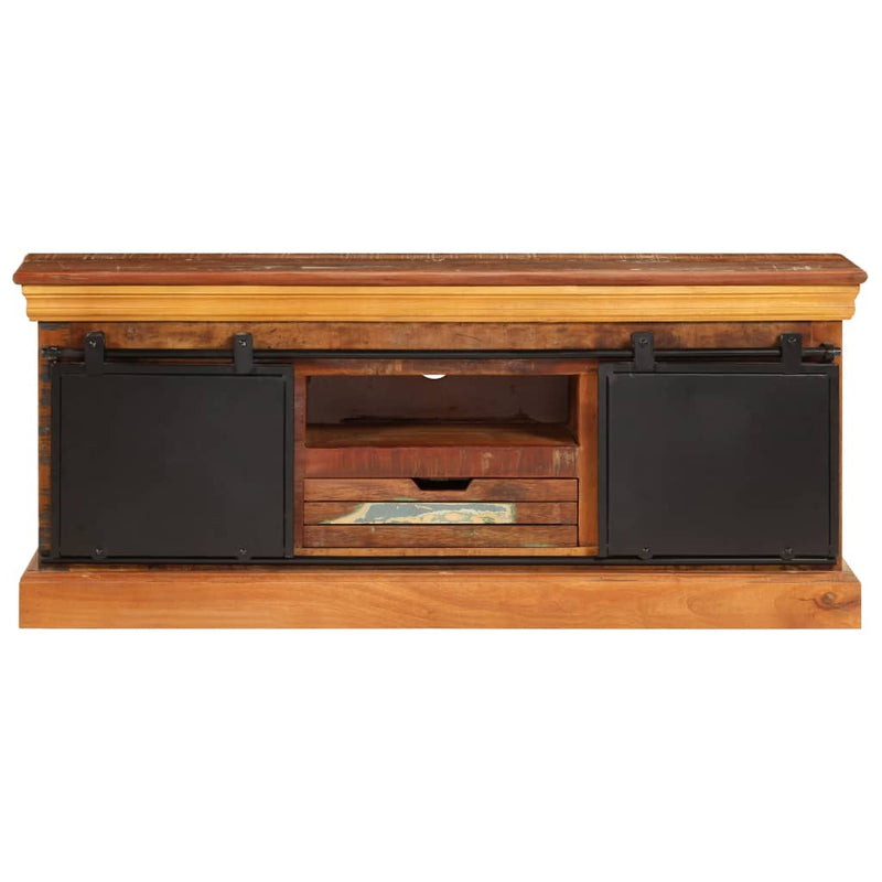 vidaXL TV Cabinet 110x30x45 cm Solid Reclaimed Wood
