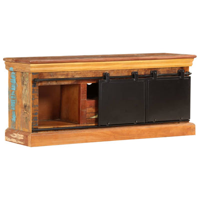 vidaXL TV Cabinet 110x30x45 cm Solid Reclaimed Wood