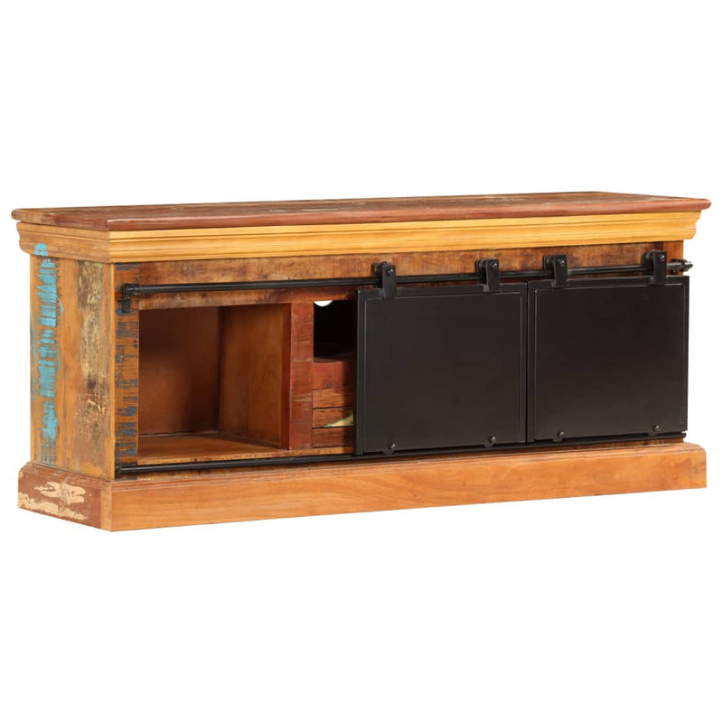 vidaXL TV Cabinet 110x30x45 cm Solid Reclaimed Wood