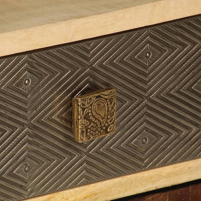 vidaXL TV Cabinet 120x30x40 cm Solid Mango Wood