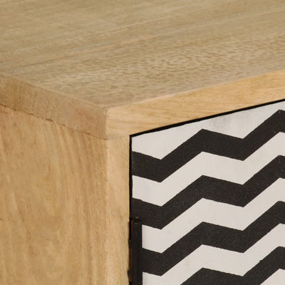 vidaXL Sideboard 120x30x75 cm Solid Mango Wood