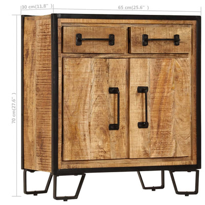 vidaXL Sideboard 120x30x75 cm Solid Mango Wood