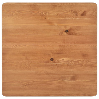 vidaXL Bar Table Black 60x60x108 cm Solid Pine Wood Steel