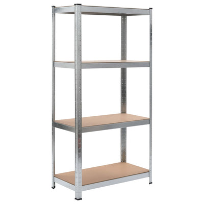 vidaXL 5-Layer Storage Shelf Anthracite Steel and Engineered Wood
