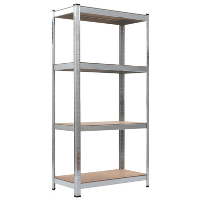 vidaXL 5-Layer Storage Shelf Anthracite Steel and Engineered Wood