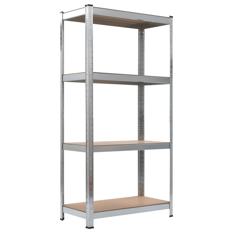 vidaXL 5-Layer Storage Shelf Anthracite Steel and Engineered Wood