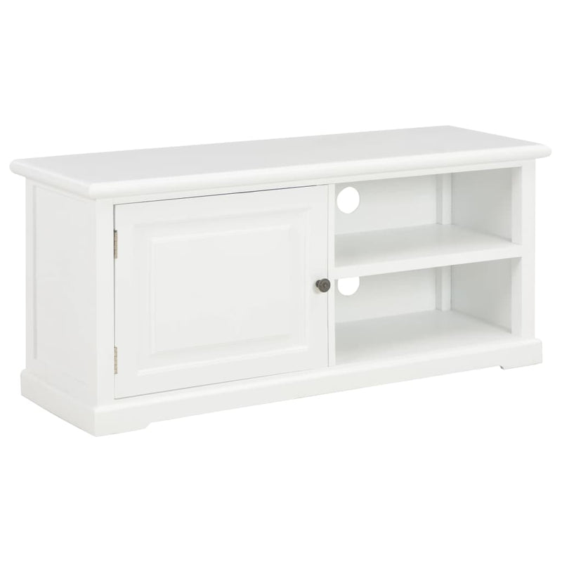 vidaXL TV Cabinet White 90x30x40 cm Wood