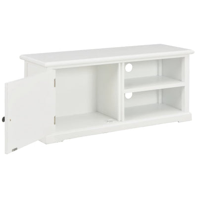 vidaXL TV Cabinet White 90x30x40 cm Wood