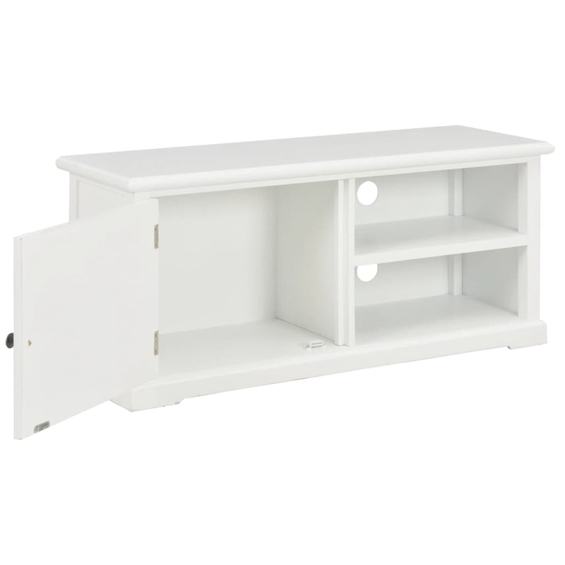 vidaXL TV Cabinet White 90x30x40 cm Wood