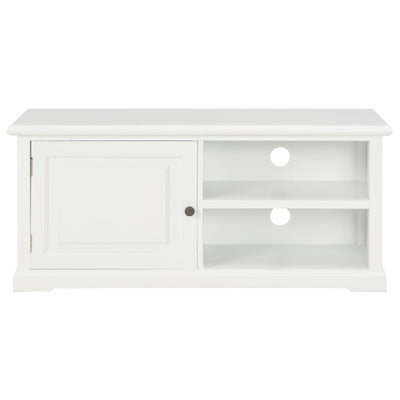 vidaXL TV Cabinet White 90x30x40 cm Wood