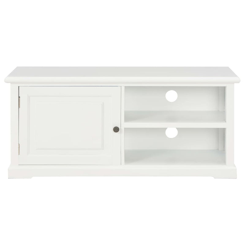 vidaXL TV Cabinet White 90x30x40 cm Wood