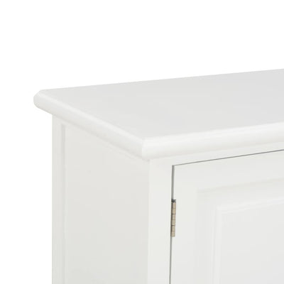 vidaXL TV Cabinet White 90x30x40 cm Wood